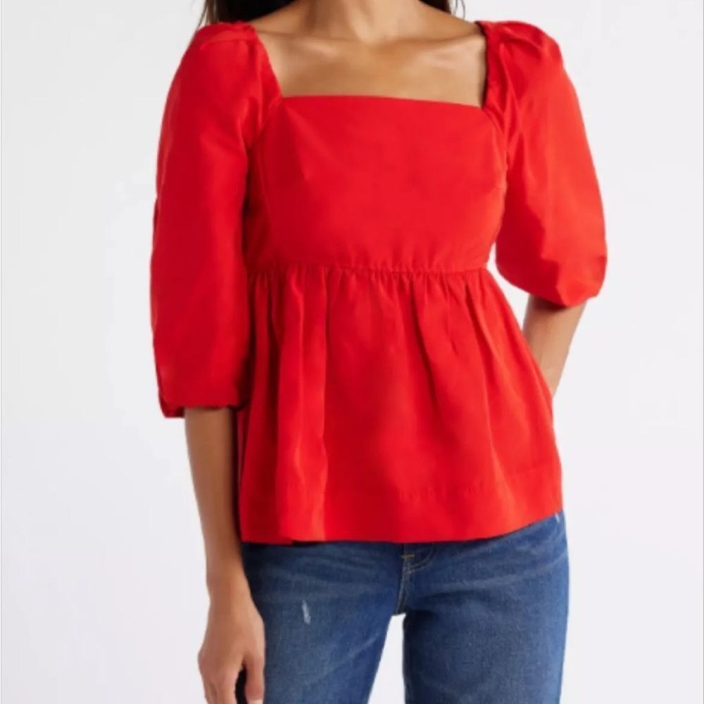 Free Assembly Scarlet Blouse - Picture 2 of 7